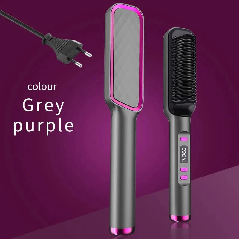 Electric Hair Straightener Brush