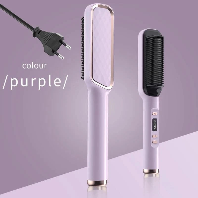 Electric Hair Straightener Brush