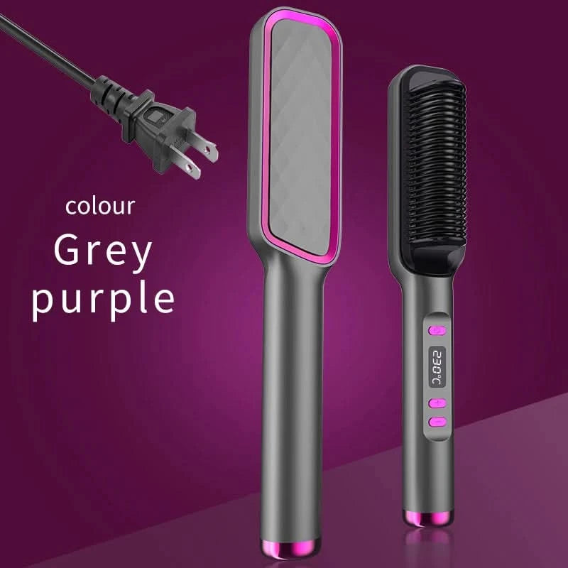 Electric Hair Straightener Brush