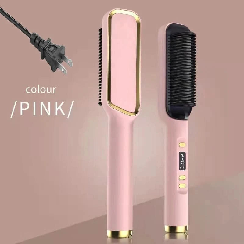 Electric Hair Straightener Brush