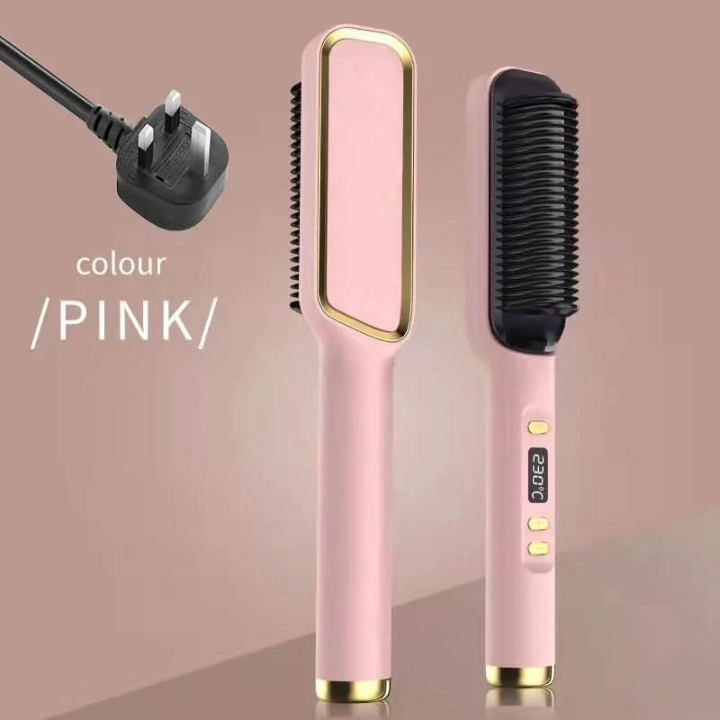 Electric Hair Straightener Brush