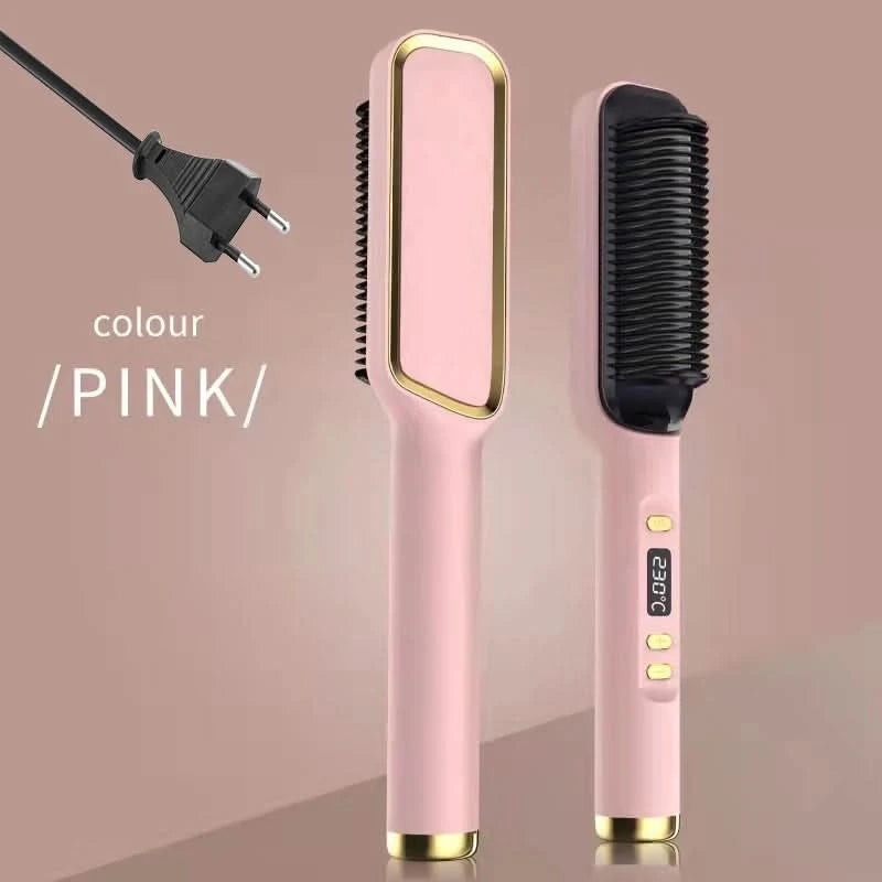 Electric Hair Straightener Brush