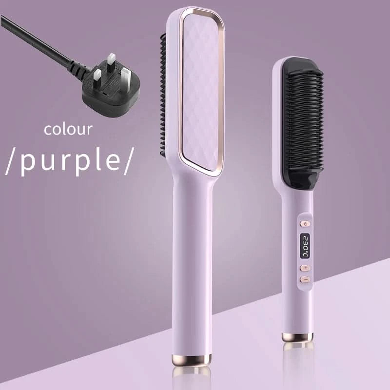 Electric Hair Straightener Brush